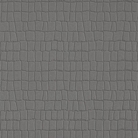 Z80034 Philipp Plein Plain gray faux snake skin wallpaper