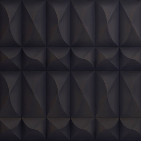 Z80085 Philipp Plein Geometric Black Panel