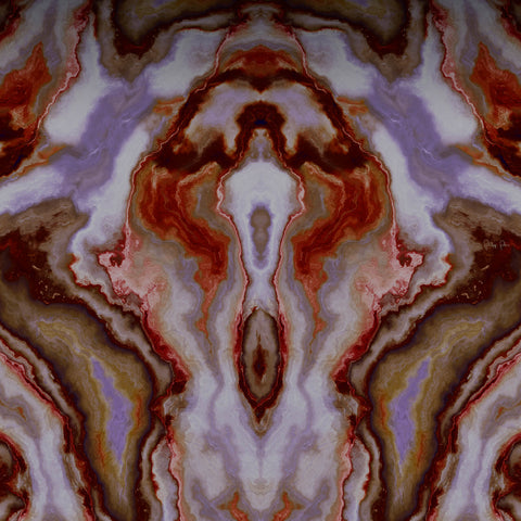 Z8087 Plain Red Brown Gold Blue Panel