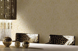 DS934326-16 Butterfly Barocco Cream Gold Off-white Wallpaper