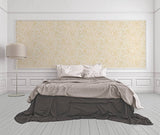 DS934326-16 Butterfly Barocco Cream Gold Off-white Wallpaper