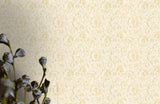DS934326-16 Butterfly Barocco Cream Gold Off-white Wallpaper