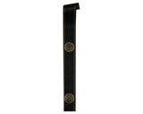 93522-4 Medusa Greek Key Black Gold Border