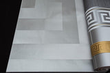 93523-5 Greek Silver Wallpaper