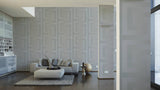 93523-5 Greek Silver Wallpaper
