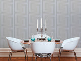 93523-5 Greek Silver Wallpaper