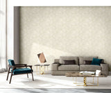 Z21846 Beige gold Tan hexagon Wallpaper