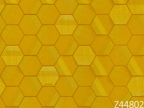 Z44802 Hexagon Yellow Gold Wallpaper
