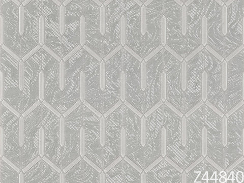 Z44840  Geometric Gray silver Wallpaper