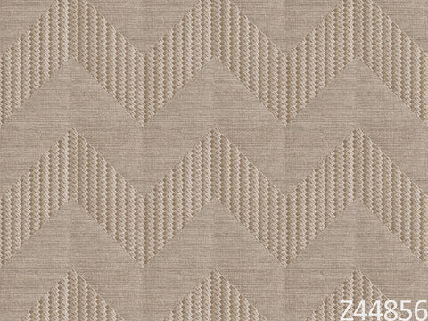Z44856 Chevron taupe brown Metallic Wallpaper