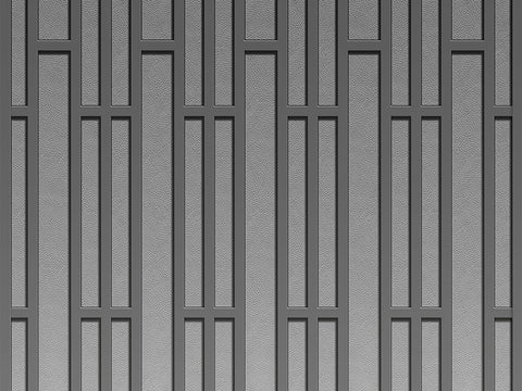 Z6477 Elie Saab Geometric silver gray Panel