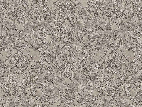 Z64830 Damascus Beige Brown Metallic Silver wallpaper