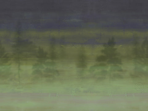 Z64857 Elie Saab Landscape green blue Panel