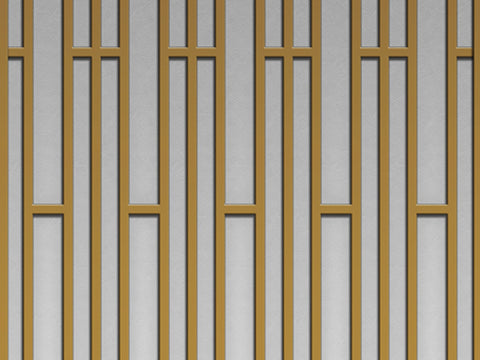 Z64884 Elie Saab Geometric Bronze Metallic Gray Panel