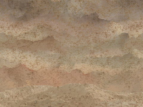 Z6492 Elie Saab Brown Beige Gold Panel