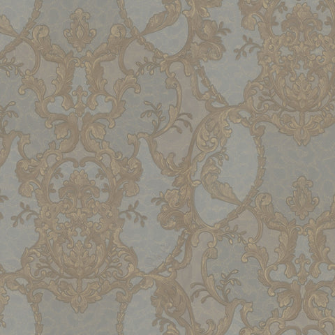 Z80043 Damascus gray brown gold Wallpaper