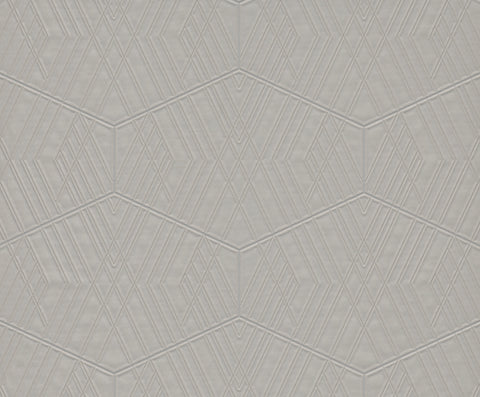 Z90004 Lamborghini Hexagonoff white mint Trellis Wallpaper