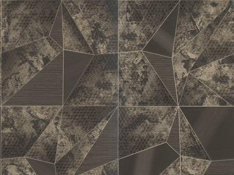 Z90033 LAMBORGHINI Geometric Triangles black gray gold Wallpaper