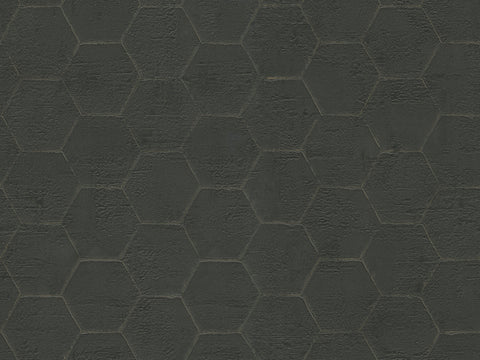 Z90043 LAMBORGHINI Hexagon Geometric gray black gold Wallpaper