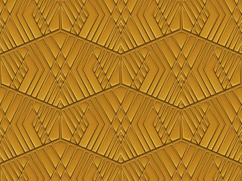 Z90074 LAMBORGHINI Geometric Gold Panel