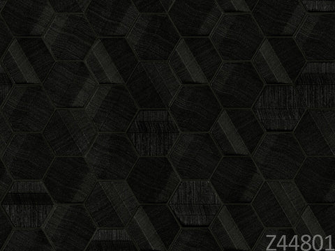Z44801 Hexagon Black Wallpaper