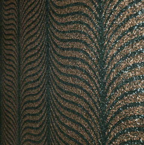 2556 Natural Terra Mica Stone art deco feather Wallpaper