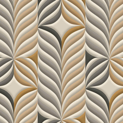 Z10128 Trussardi Geometric All over Wallpaper 