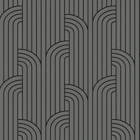 Z76005 Vision Geometric gray black Wallpaper