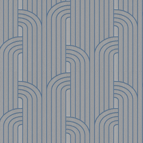 Z76048 Vision Geometric blue Wallpaper