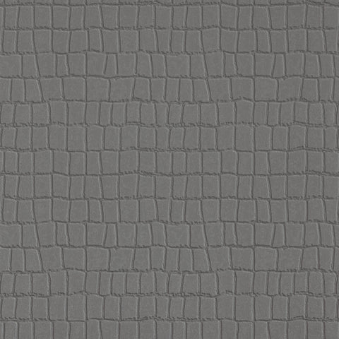 Z80034 Philipp Plein Plain gray faux snake skin wallpaper