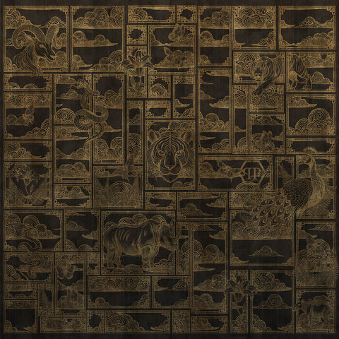 Z81064 Philipp Plein Figured Panel