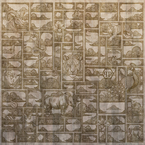 Z81065 Philipp Plein Figured Panel