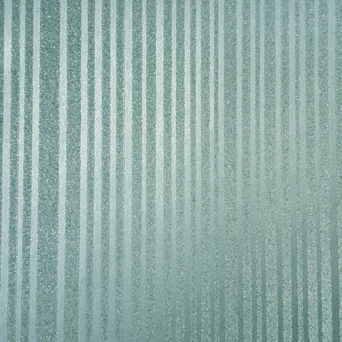 ST313 Striped Glassbeads turquoise green Wallpaper