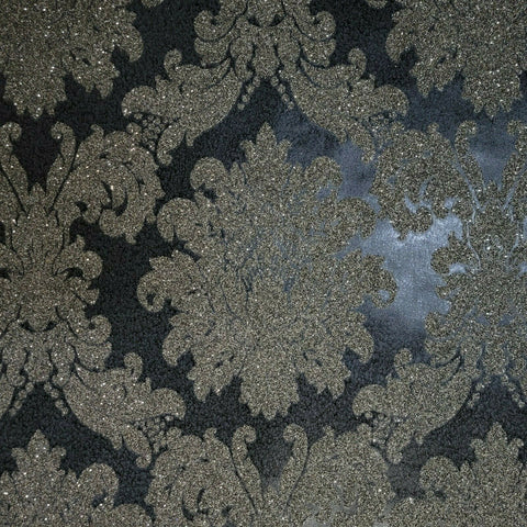F403 Mica Vermiculite Black Gray Wallpaper