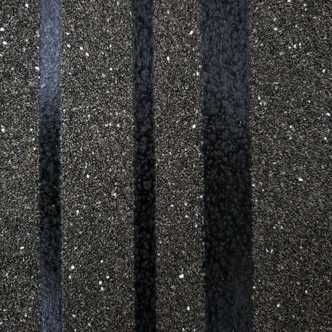ST306 Striped Mica Vermiculite Gray Black Wallpaper
