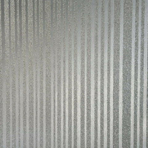 ST312 Striped Glassbeads gray silver Wallpaper