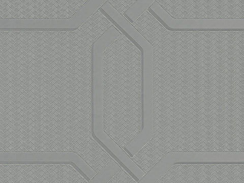 Z21101 Silver metallic Geometric Wallpaper