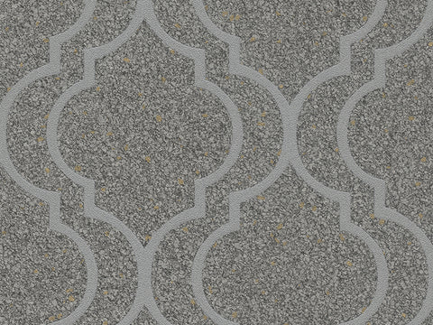 Z21125 gray silver gold Geometric Wallpaper