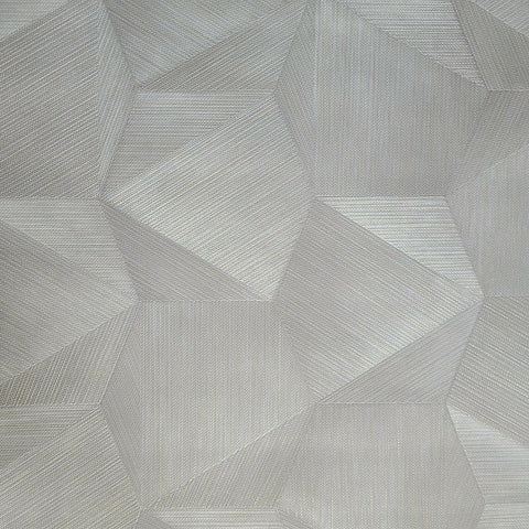 Z21843 Taupe Gray hexagon Wallpaper