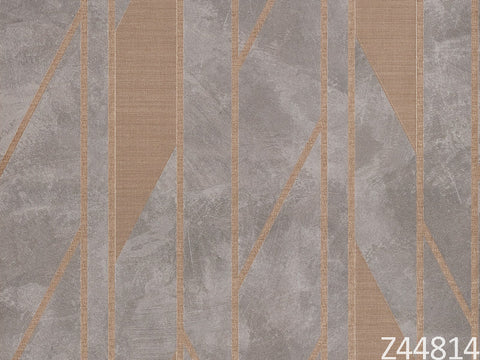 Z44814 Concrete Gray Gold Wallpaper
