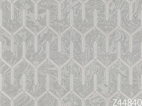 Z44840  Geometric Gray silver Wallpaper
