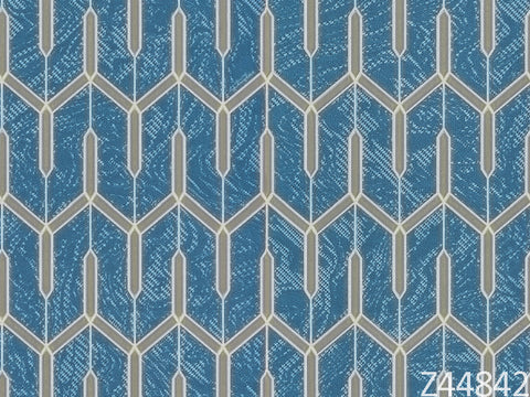 Z44842 Navy blue Geometric Wallpaper