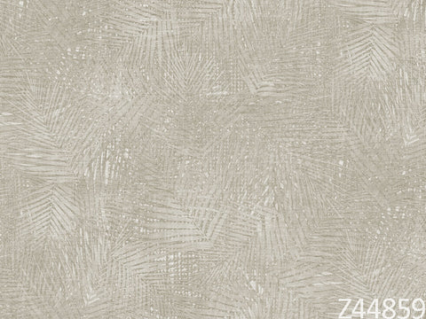 Z44859 Floral Tropical gray off white Wallpaper