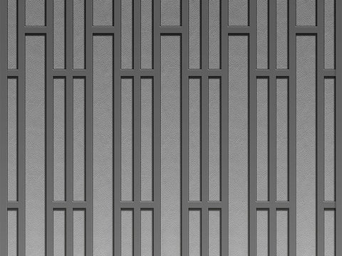 Z6477 Elie Saab Geometric silver gray Panel