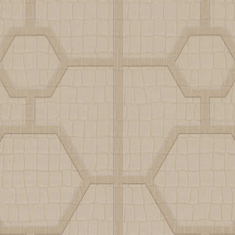 Z80030 Geometric beige gold Wallpaper