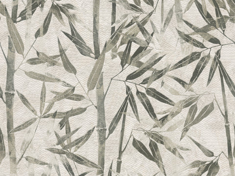 Z90034 LAMBORGHINI Floral Bamboo off white bronze metallic Wallpaper