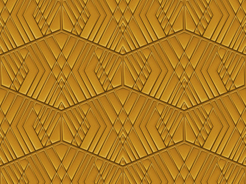 Z90074 LAMBORGHINI Geometric Gold Panel